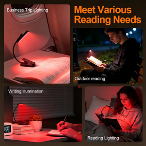 Lámpara de Escritorio LED Flexible con Clip, Portátil y Recargable, Luz de Lectura para Partituras, Guitarra, Piano y Estudio - Product Image 3