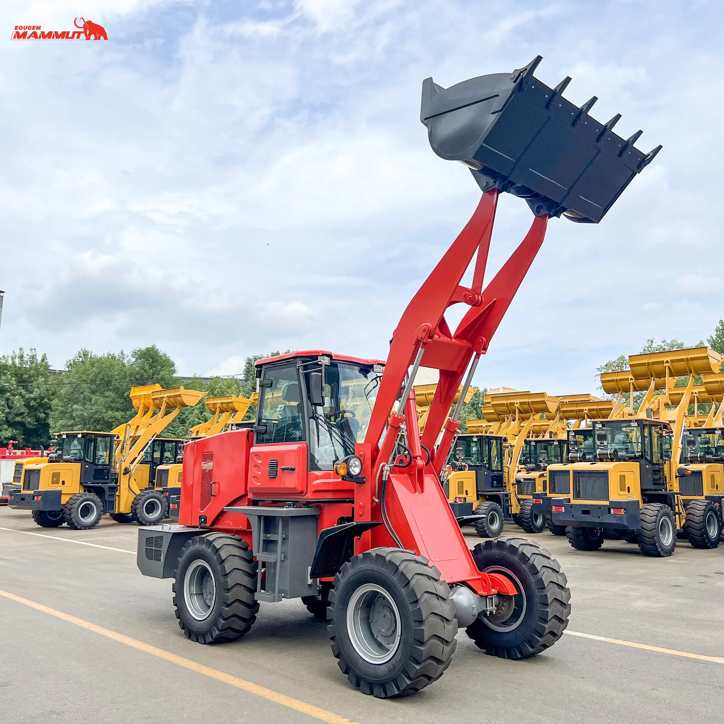 China Front end Mini Loader Multifunction Wheel Loader for Sale 1 Ton 2 ton 3 Ton Diesel Compact Small Wheel Loader