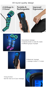 Ventas calientes circulación del pie <span class=keywords><strong>vital</strong></span> Oficina pie presión de aire masajeador de piernas - Product Image 5