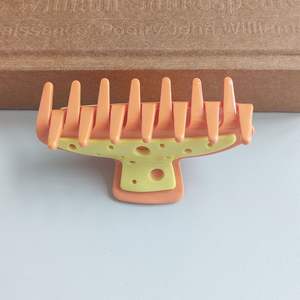 Nuevo queso color a juego ácido acético moda francés alta elegancia updo clip de agarre <span class=keywords><strong>grande</strong></span> mujeres pinza de pelo accesorios para el cabello - Product Image 5