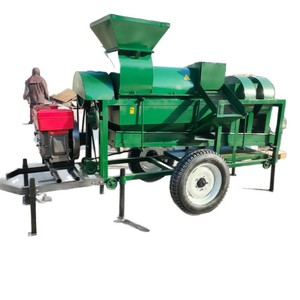 Tractor de Cuatro Ruedas, Modelo Diésel, Máquina Trilladora de Soja y Sorgo, Equipo Agrícola Multifuncional Ecológico - Product Image 5