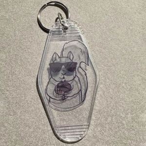 New Vintage Design Motel Keychain Keyring Print Blank Keychains Logo Plastic Room Number Hotel <b>Key</b> <b>Chain</b> - Product Image 5