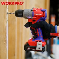 Kit d'outils portatifs WORKPRO 20V DC sans balais, perceuse électrique, outils électriques