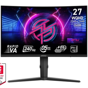 Venta al por mayor MSI MPG 275CQRXF 1500R Curved AI Vision 240Hz Monitor 2K 2560*1440 WQHD Gaming Monitores Esports Monitores - Product Image 2