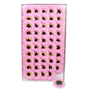 Confezione Regalo FZ-3 Fiori di Sapone Decorativi Artificiali a Forma di Girasole, 50 Pezzi/Scatola all'Ingrosso dalla Fabbrica, Profumazione Floreale per Matrimoni e Feste - Product Image 6
