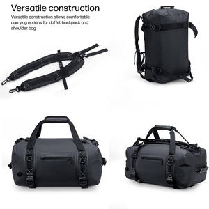 Mini bolsa de viaje impermeable con logotipo personalizado para hombre, lona laminada de tpu, al aire libre para gimnasio, camping y senderismo - Product Image 2