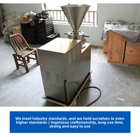 Petite machine à broyer la masse de cacao, moulin à pâte de sésame en acier inoxydable, broyeur colloïdal commercial à vendre