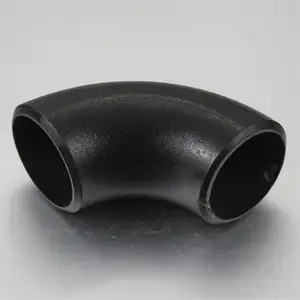 Customized Size Forged Seamless Round carbon steel butt weld pipe fitting elbow 22.5 degree 90 degree elbow