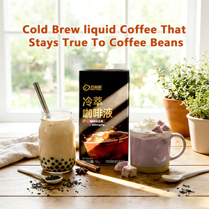 Hochwertiger Reiner Natürlicher Kaffee-Extrakt-Konzentrat für Bubble Tea Verwendung in Kartonverpackung HALAL ISO22000 Zertifiziert - Product Image 2