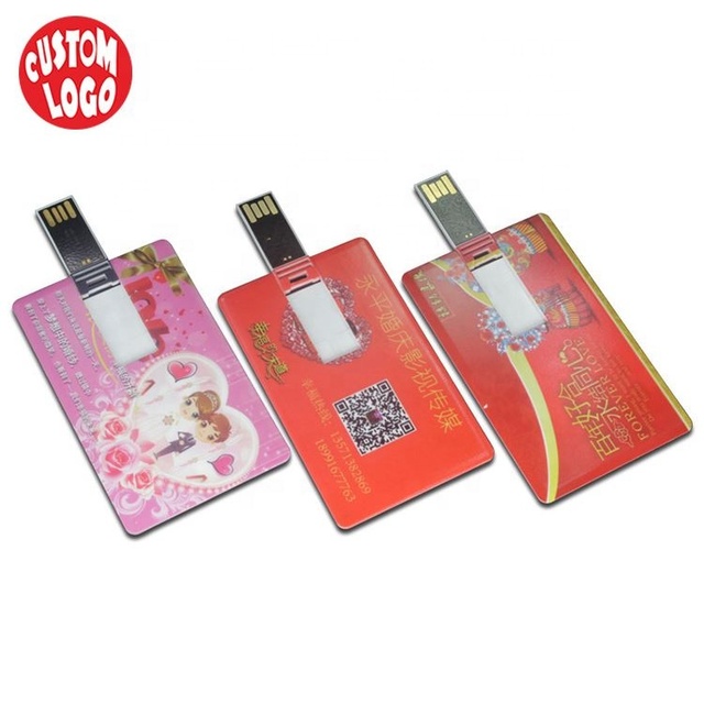 Hot Selling Factory Price Portable Different Types Special Business Card Custom Logo Usb 2.0 Flash Disk