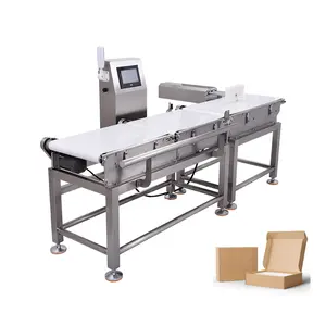 High Accuracy Package Box Cosmetic Weight Checking Conveyor Belt Checker Weighing Scales Check Weigher Machine