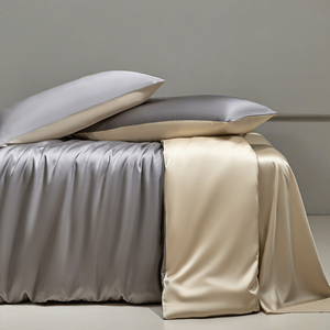Parure de lit quatre pièces en fibre de lyocell, draps et housses de <span class=keywords><strong>couette</strong></span>, soyeuses et douces pour la peau, idéales pour dormir et se rafraîchir - Product Image 1