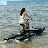 Vélo aquatique SUP à plancher plat, monoplace, avec cadre en aluminium et coussin flottant avant gonflable, rapide pour le lac, pliable, de Chine, Lumark