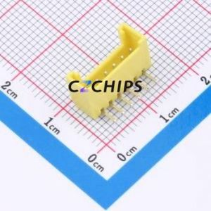 W200110K-6PY2123 Wire-to-Board Pin Header Bent Lead Through Hole,P=2mm Connector 1x6P 2mm Right Angle Insert HY - Product Image 1