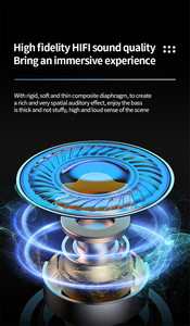 Tiếng Ồn Giảm Handsfree Mới Nhất Chơi Game Tai Nghe TWS Kinh Doanh Gt02 Tai Nghe Không Dây <span class=keywords><strong>Bluetooth</strong></span> 5.3 Headphone Thể Thao Earbuds - Product Image 4