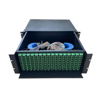 SC/UPC Full Load dengan Pigtail 12 24 48 96 Core ODF Patch Panel Kotak Terminasi Serat Optik