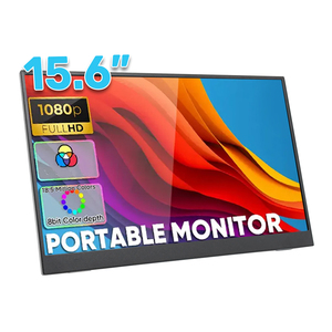 <span class=keywords><strong>2026</strong></span> 便携式游戏显示器 15.6 英寸 1920x1080 65Hz IPS 宽屏 Type-C USB 接口 内置扬声器 - Product Image 1