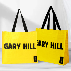 Túi Tote mua sắm cá nhân hóa, kích thước tùy chỉnh, in logo nhiều màu, cán màng <span class=keywords><strong>PP</strong></span> dệt/vải không dệt, quai xách, miệng mở - Product Image 1