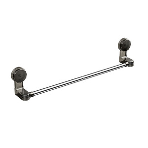 Porte-serviettes télescopique mural moderne en chrome, pratique pour l'exportation, sans perçage, avec <span class=keywords><strong>ventouse</strong></span> en acier inoxydable pour salle de bain - Product Image 3