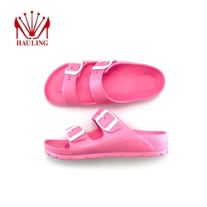 Sandalias cómodas de EVA con dos correas y hebillas ajustables, soporte ergonómico para el arco del pie, suela impermeable para interiores y exteriores. - Product Image 2