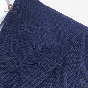 <span class=keywords><strong>Blazer</strong></span> décontracté pour <span class=keywords><strong>homme</strong></span> en <span class=keywords><strong>bleu</strong></span> <span class=keywords><strong>marine</strong></span> à revers en chevrons, à simple boutonnage, respirant, avec fermeture éclair, à double boutonnage, <span class=keywords><strong>veste</strong></span> de costume d'affaires - Product Image 6