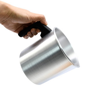 Pot à cire en aluminium pour coulée de cire de soja, idéal pour kit de fabrication de bougies DIY, 1.2L 3L, ODM/OEM - Product Image 2