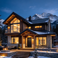 Fenêtre à jalousie en acier série 50 avec cadre ultra-fin et système d'ouverture motorisé pour villas en Europe et aux États-Unis