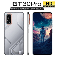 Versión Global Infinix GT30 Pro 5G Smartphone 16GB+1TB Memoria Pantalla HD de 7.3 Pulgadas Android 14 Teléfono Móvil GT20 Pro GT30 Pro