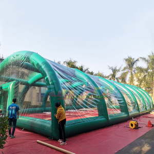 Dôme de piscine gonflable en PVC, transparent, hermétique, résistant à la pluie, avec pompe - Product Image 2