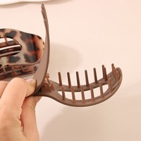 IFOND Pince à cheveux en forme de banane ovale creuse, tons neutres variés, personnalisable OEM, en gros, pour femmes, usage quotidien et bureau