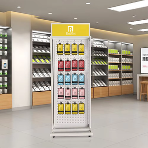 Điện thoại di động Phụ Kiện Rack hiển thị, freestanding Pegboard Rack hiển thị với Hooks, hiển thị đứng cho cửa hàng điện thoại - Product Image 2