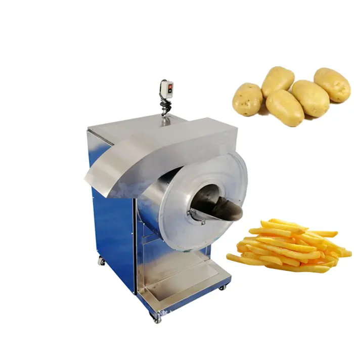 Commerciële Chips Snijder Bevroren Groente Productielijn Automatische Lotus Wortel Wortel Foto Weegbree Chips Fruit Slicer