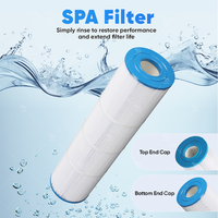Cartouche filtrante pour piscine et spa TSPK C-4975, matériau polyester/PET, installation facile