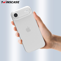 Twinscase Autres accessoires pour téléphones mobiles Étui de téléphone pour iPhone 17 Coque transparente personnalisée en PP Vente en gros de luxe