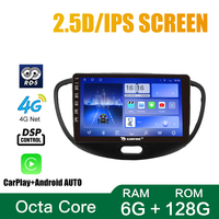 Pour HYUNDAI I10 2008-2012, autoradio Android 9 pouces, double 2 DIN, Octa-Core, Quad, GPS, Navigation