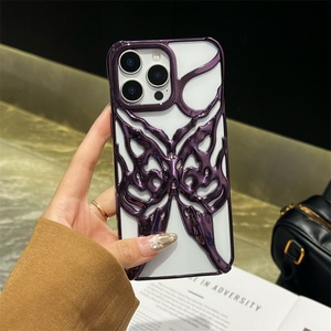Nueva Funda para Teléfono Móvil Apple 16ProMax Butterfly, Material TPU Suave y Hueco 14/15E, Nueva Electroplacado para Comercio Exterior - Product Image 6