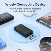 GaN Technic Adaptateur secteur Chargeur de téléphone 65w avec port Type c Chargeur mural Usb c 65w pour HP Anker Samsung