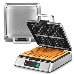 AIFA 4 rebanadas cuadradas belgas sin goteo máquina para hacer gofres belgas 1200W Hash Browns Snacks con fácil limpieza WAFFLE MAKER - Product Image 4