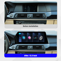 Écran multimédia Foforfor 12,3 pouces pour BMW Série 5 GT 2011-2012 Système d'origine CIC LINUX Carplay GPS DSP Autoradio OEM