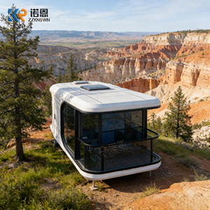 Maison conteneur mobile à prix d'usine, <span class=keywords><strong>capsule</strong></span> spatiale extensible de 30 pieds, pod de luxe avec cuisine et chambre - Product Image 4