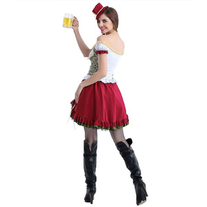 Robe longue de fille de l'Oktoberfest, costume de demoiselle d'honneur de l'Oktoberfest, nouveau costume sexy pour femmes, fête bavaroise d'Oktoberfest, femmes adultes - Product Image 5