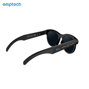 Lunettes intelligentes IA avec caméra 12MP, photo/vidéo mains libres, transfert rapide Wi-Fi 5GHz et appels pour le travail et la vie quotidienne, 2 objectifs - Product Image 2