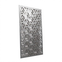 Panneau de façade perforé en aluminium découpé au laser CNC, motif personnalisé, plaque de revêtement mural en aluminium ajourée