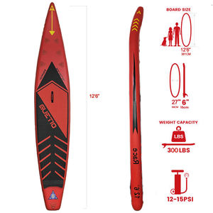GUETIO 12 '6 "Racing Stand up <span class=keywords><strong>Paddle</strong></span> Board <span class=keywords><strong>Doble</strong></span> <span class=keywords><strong>capa</strong></span> Venta al por mayor Sup Boards Mejor precio <span class=keywords><strong>Surf</strong></span> <span class=keywords><strong>Paddle</strong></span> Board - Product Image 2