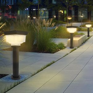 <b>Solar</b> Garden <b>Light</b> Square Led <b>Solar</b> <b>Powered</b> Outdoor Waterproof For Patio Lawn <b>Deck</b> - Product Image 4