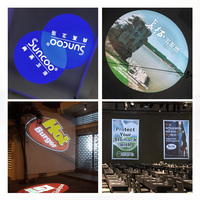 Projecteur LED haute définition 40W 50W 60W pour logo, statique, extérieur, étanche, avec alimentation Meanwell SMPS, lumière Gobo, projecteur de sol, lampe publicitaire