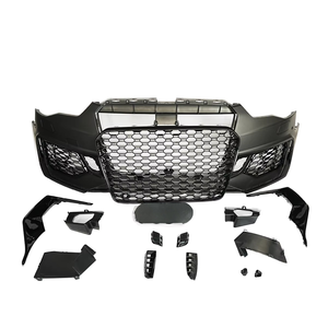 Pare-chocs avant style <span class=keywords><strong>RS5</strong></span> <span class=keywords><strong>B9</strong></span> avec calandre en nid d'abeille pour Audi A5 S5 B8.5 2012-2016 Facelift Kit carrosserie style <span class=keywords><strong>RS5</strong></span> <span class=keywords><strong>B9</strong></span> - Product Image 2