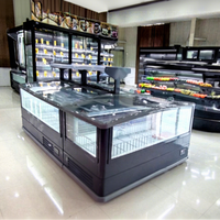 Freezer Pulau dada tampilan kapasitas besar komersial kualitas tinggi desain baru
