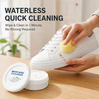 Crème Nettoyante Instantanée Blanchissante pour Chaussures – Pâte Nettoyante Sans Rinçage Anti-Taches pour Baskets, Chaussures en Toile et en Cuir – OEM ODM