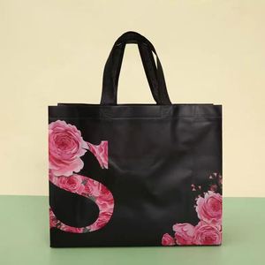 Sac fourre-tout réutilisable en non-tissé blanc pur, écologique, avec fermeture à l'épaule, idéal pour les cadeaux - Vente en gros - Product Image 3